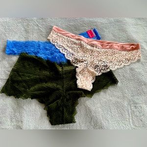 Victoria’s Secret and Xhileration Brand Ladies Lace Panties in XL